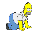 Homer a gatas